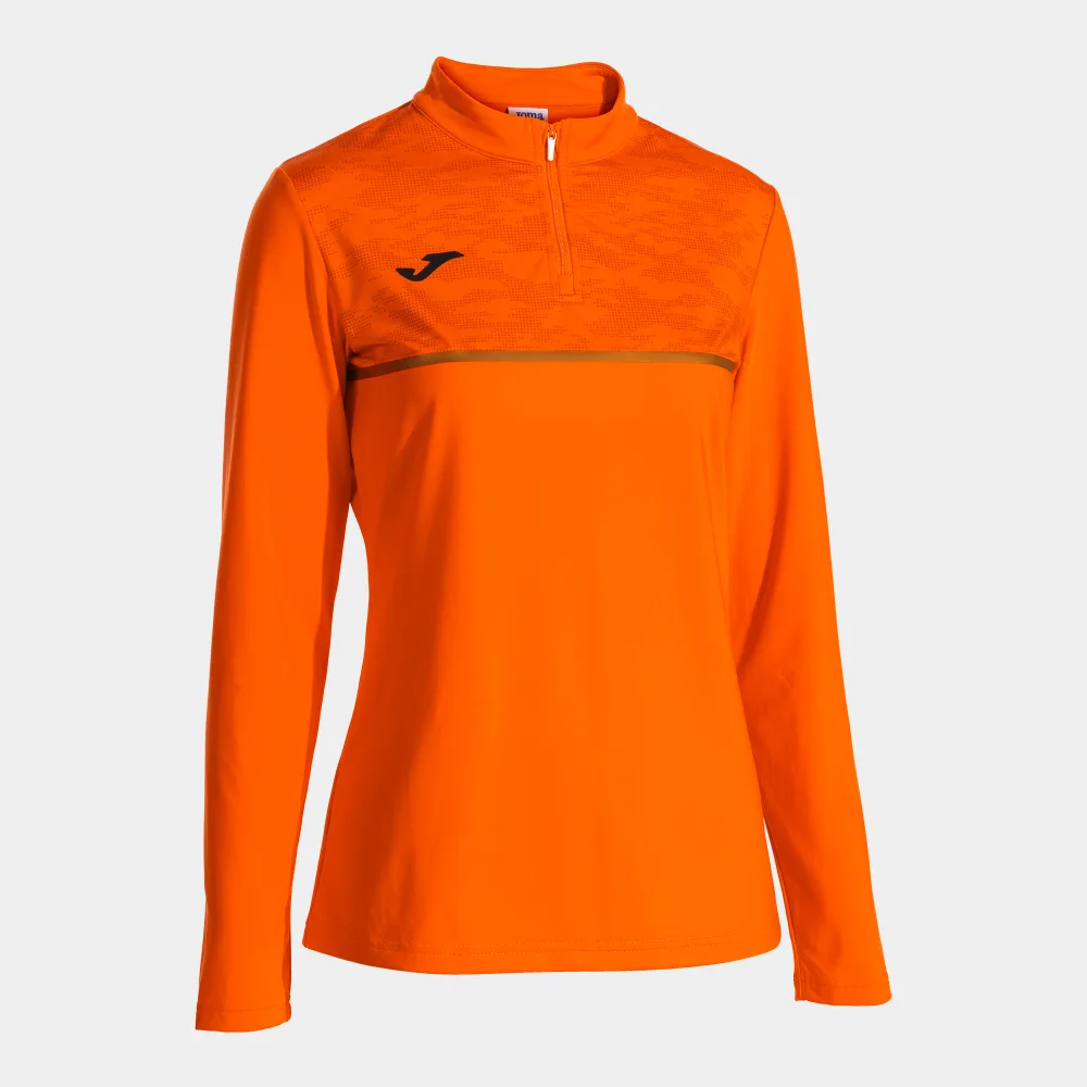 RECORD PRO SWEATSHIRT WOMEN — ORANGE