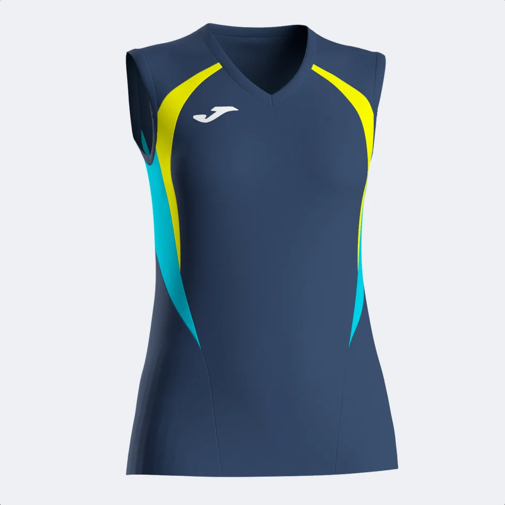 CHAMPIONSHIP 20 SLEEVELESS WOMEN — MARINEBLAU-NEONGELB