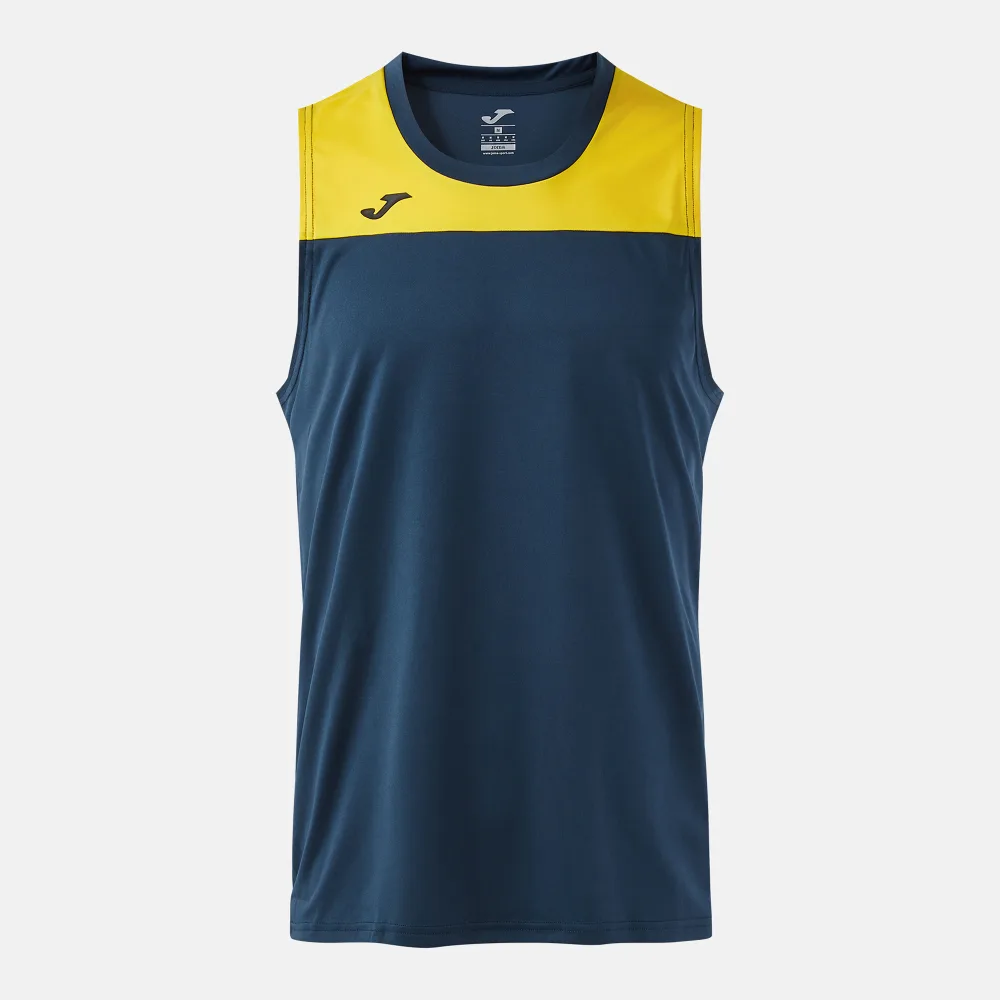PHOENIX III SLEEVELESS — MARINEBLAU-GELB