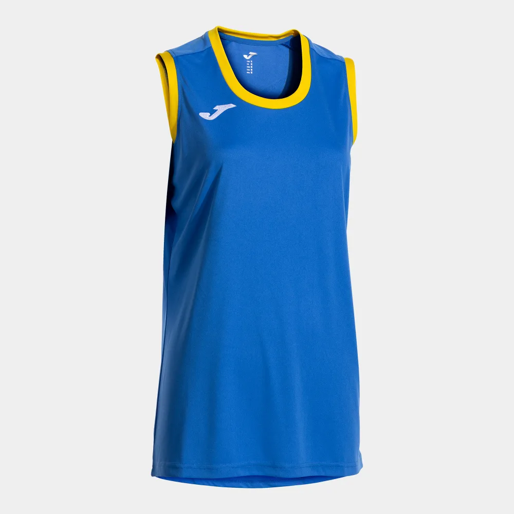CANCHA SLEEVELESS WOMEN — ROYALBLAU-GELB