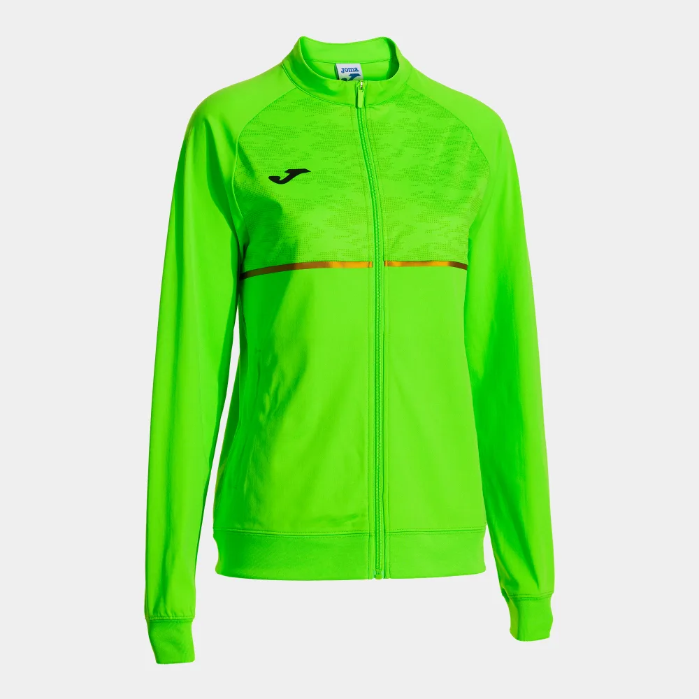 RECORD PRO JACKE WOMEN — FLOURGRÜN