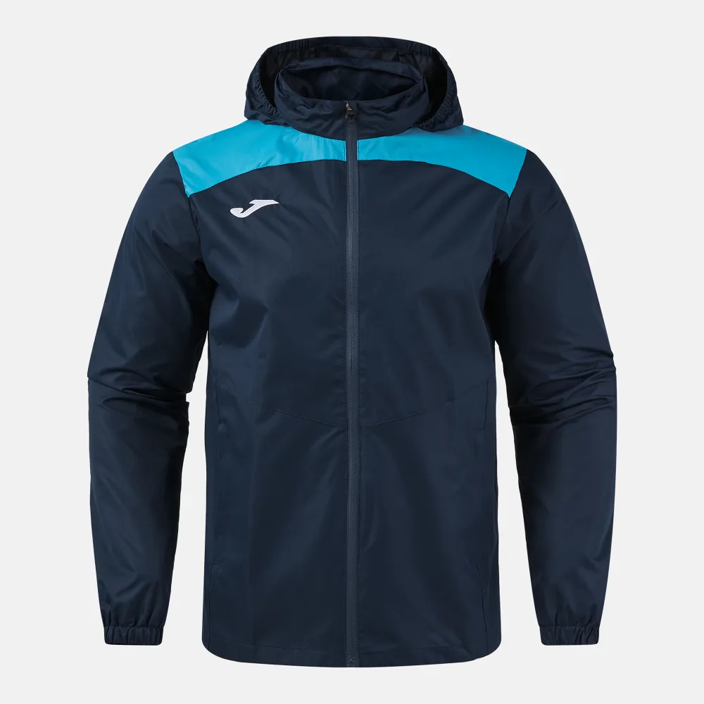 TRIVOR II REGENJACKE — MARINEBLAU-FLUORTÜRKIS
