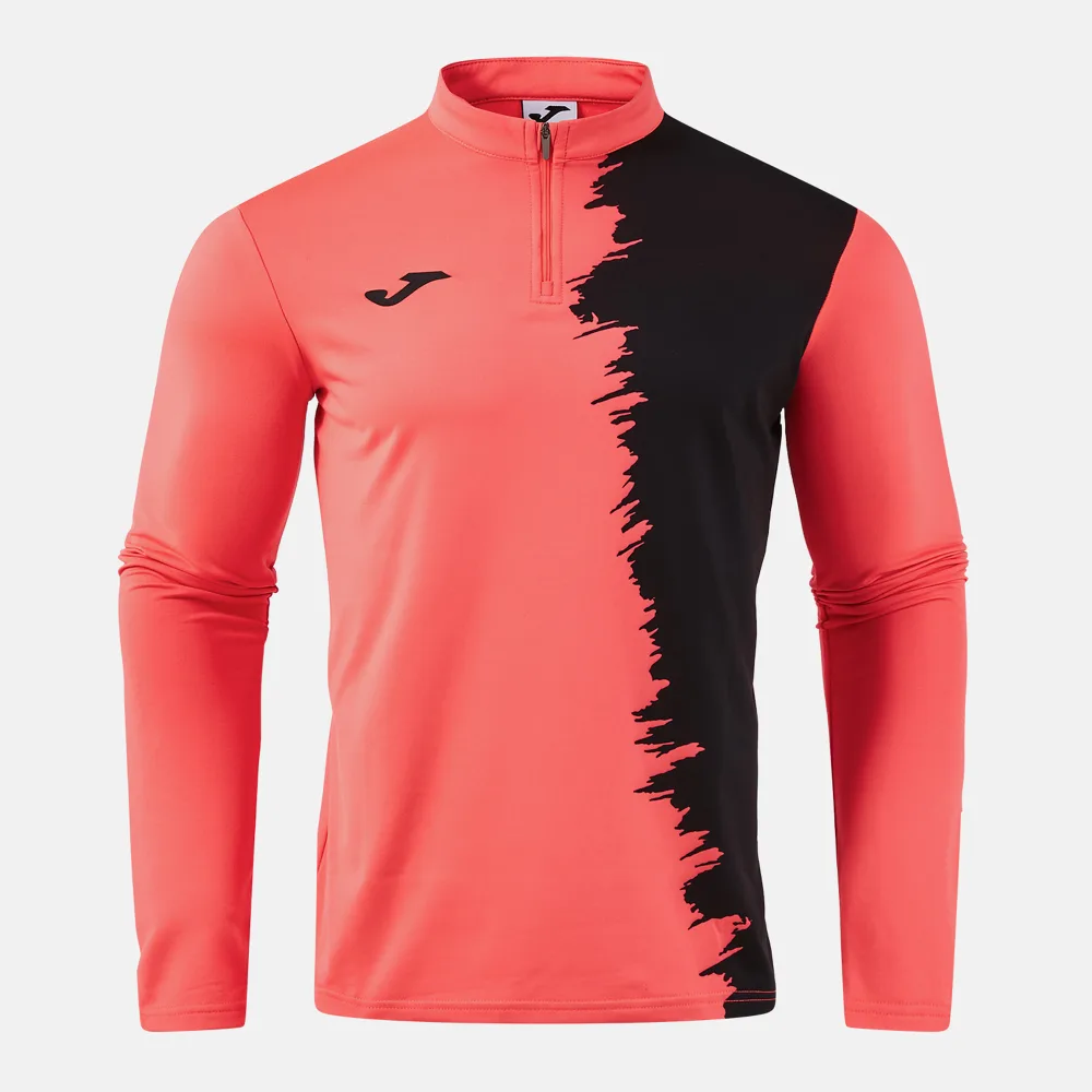 PICASHO SWEATSHIRT — FLUORCORAL-SCHWARZ