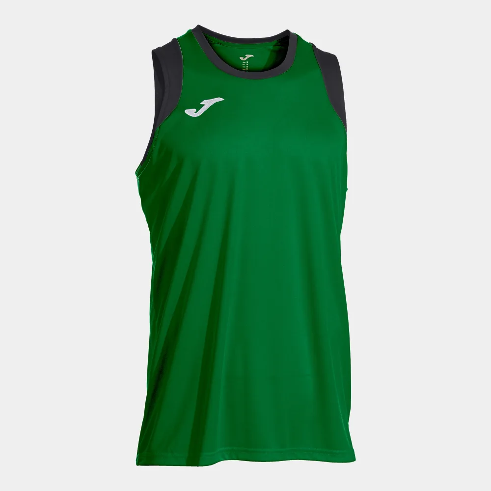 CANCHA SLEEVELESS SHIRT — GRÜN-SCHWARZ