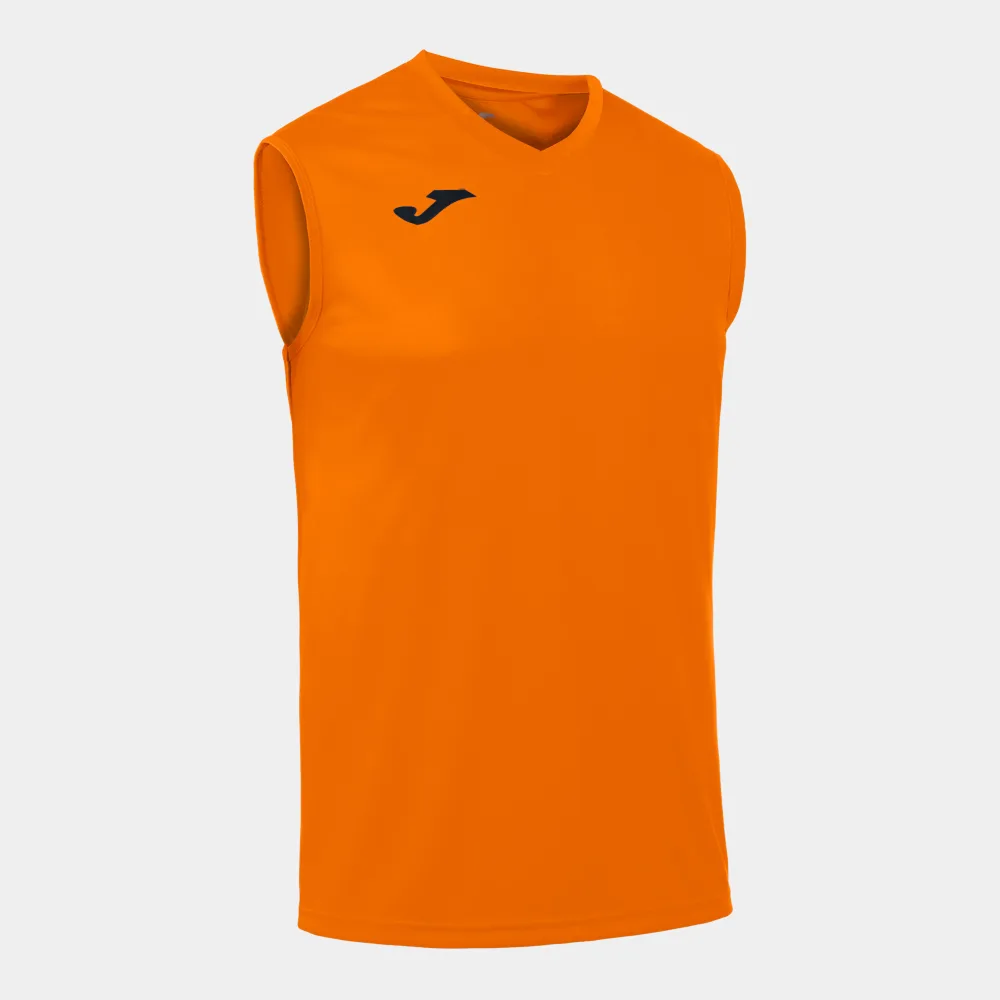 FUNKTIONSSHIRT COMBI OHNE ÄRMEL — ORANGE