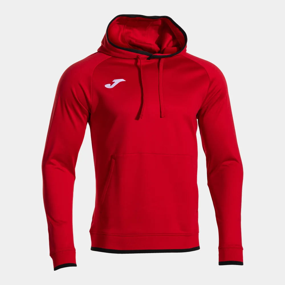 COMBI PREMIUM HOODIE — ROT-SCHWARZ