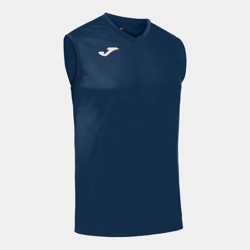 FUNKTIONSSHIRT COMBI OHNE ÄRMEL — MARINEBLAU