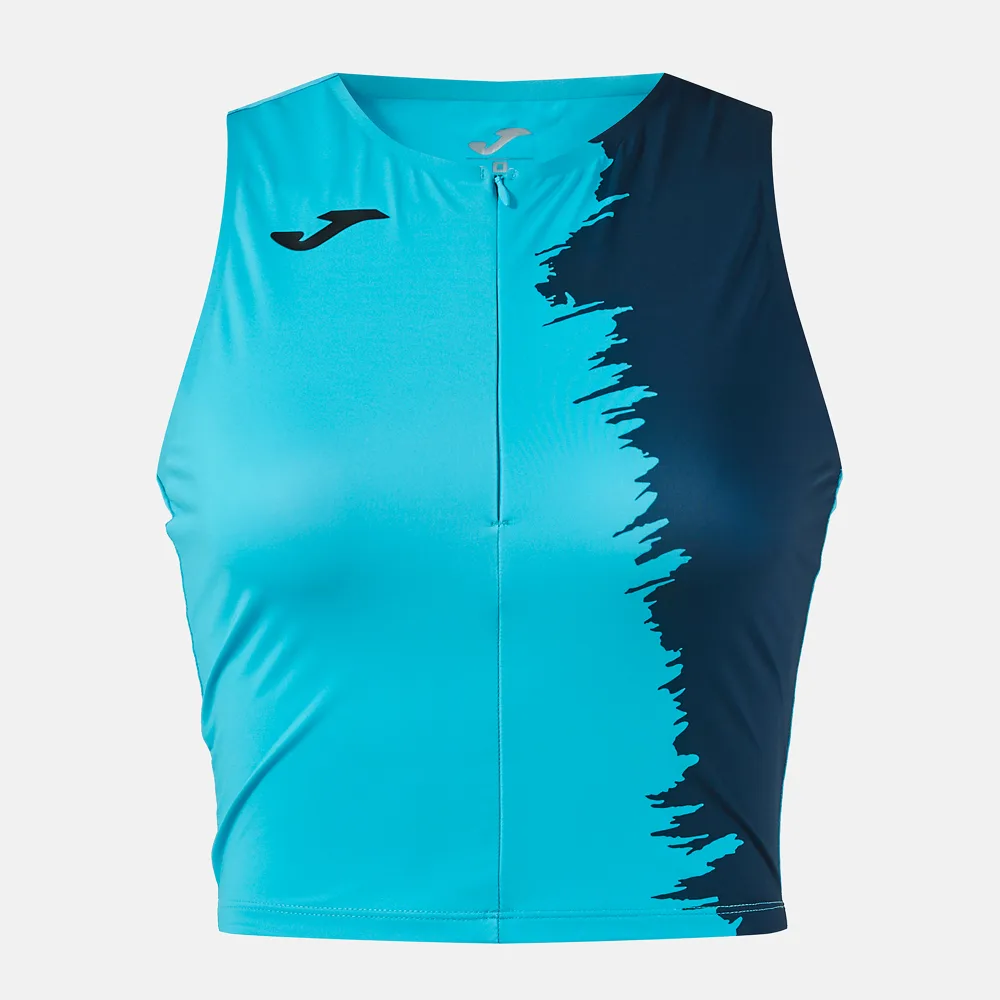 PICASHO TOP — FLUORTÜRKIS-MARINEBLAU