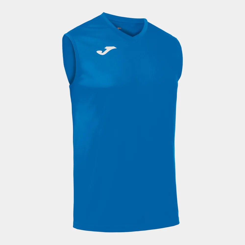 FUNKTIONSSHIRT COMBI OHNE ÄRMEL — ROYALBLAU