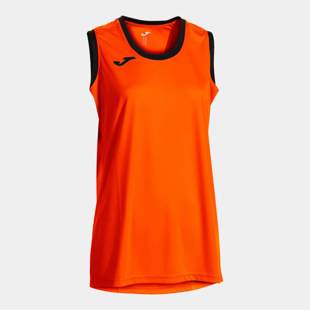 CANCHA SLEEVELESS WOMEN — ORANGE-SCHWARZ