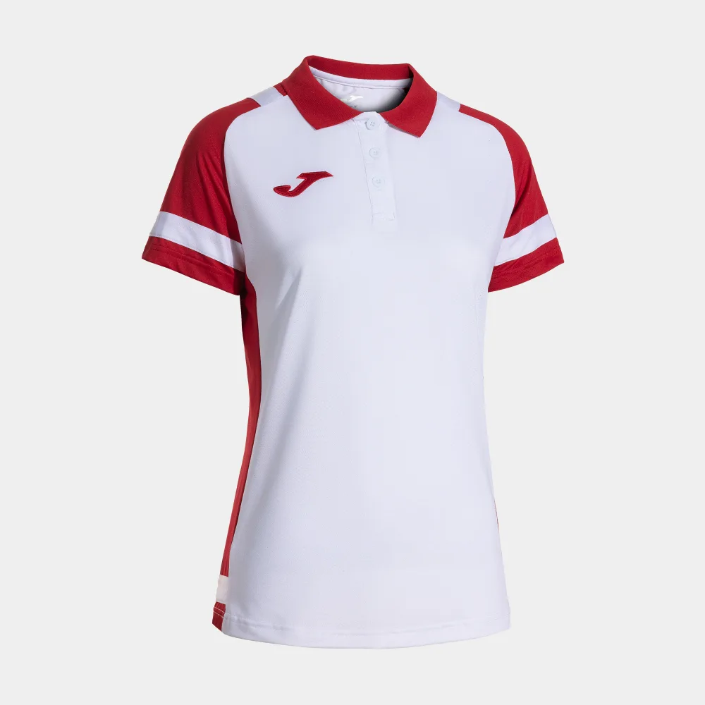 LIDER POLO WOMEN — WEISS-ROT