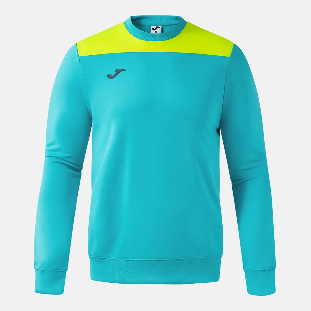 PHOENIX III SWEATSHIRT — TÜRKIS-NEONGELB