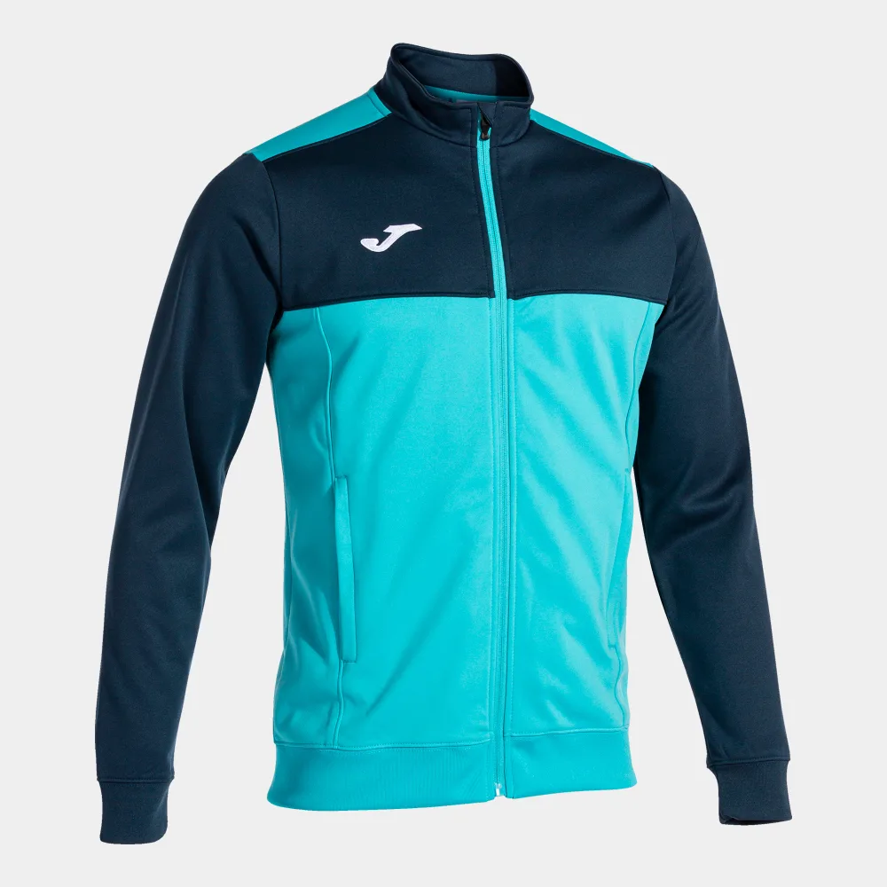 TRAININGSJACKE WINNER — TÜRKIS FLUOR-MARINEBLAU
