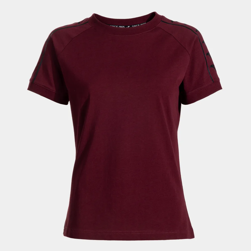 HEROIC T-SHIRT WOMEN — BURGUND-SCHWARZ