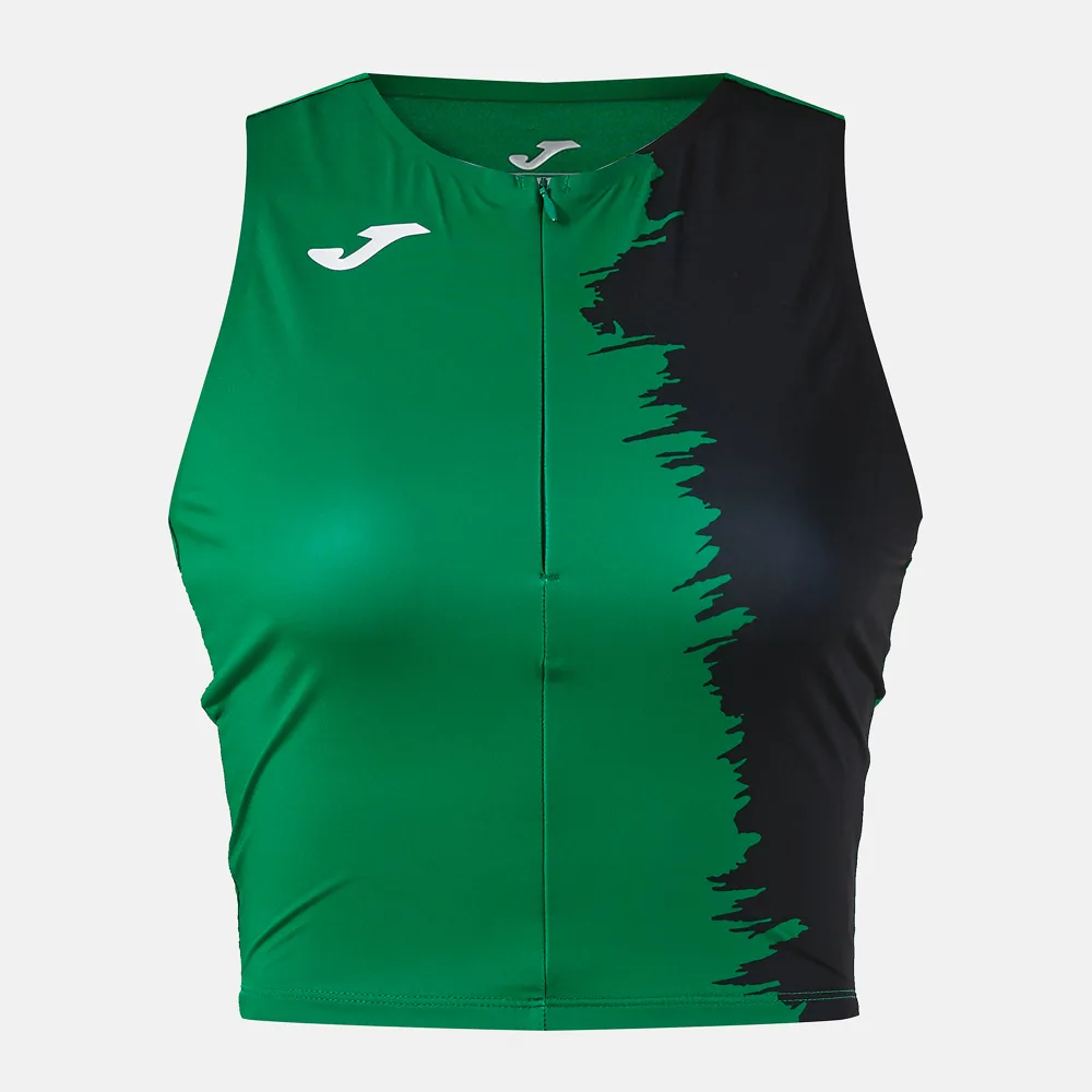 PICASHO TOP — GRÜN-SCHWARZ