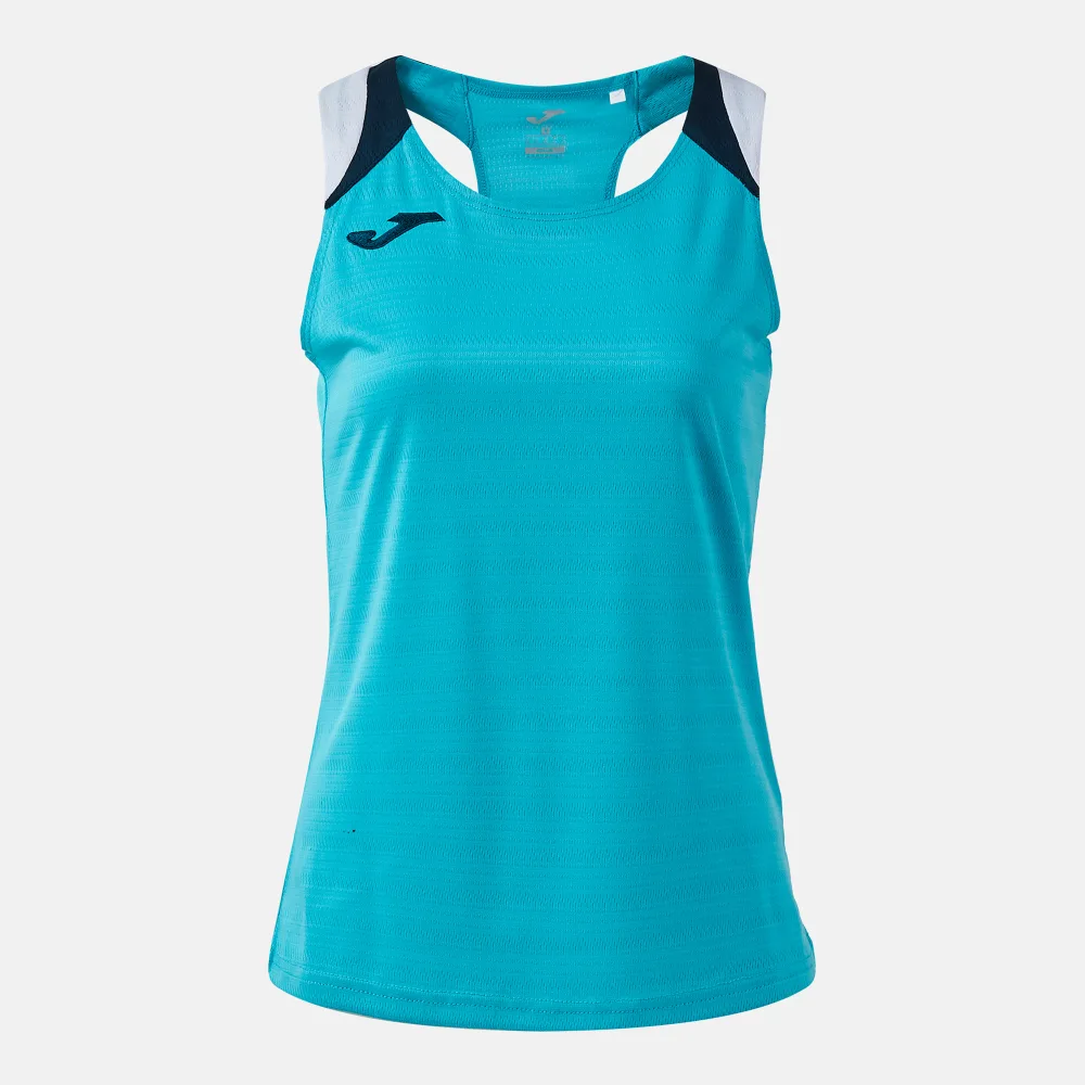 TERRA DANUBIO SLEEVELESS — FLUORTÜRKIS-MARINEBLAU