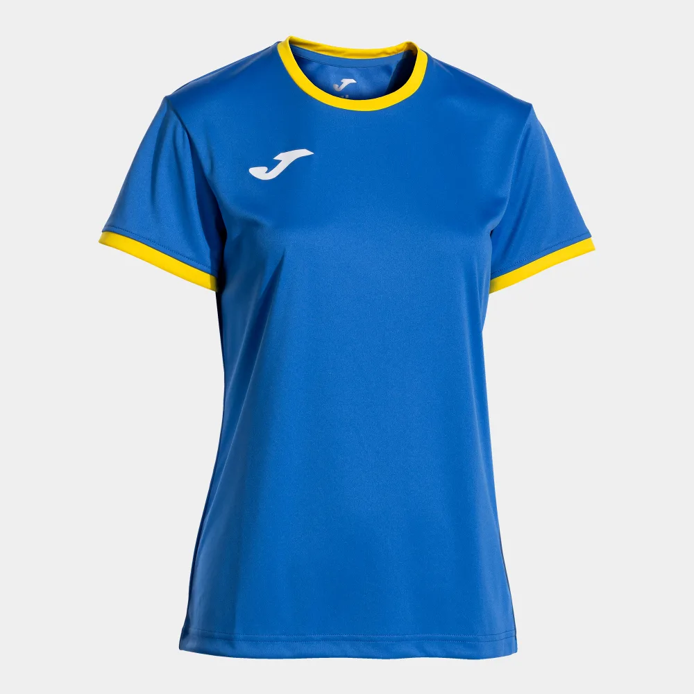 COMBI PREMIUM SHIRT WOMEN — ROYALBLAU-GELB