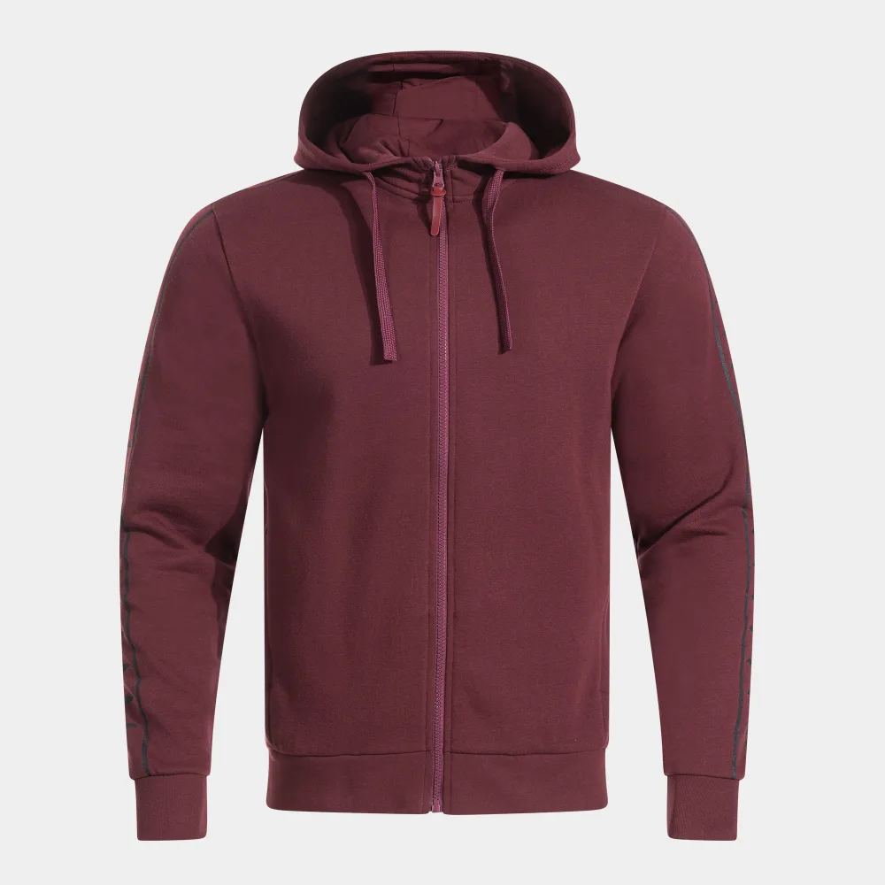 ICONO STREET KAPUZENJACKE — BURGUND-SCHWARZ