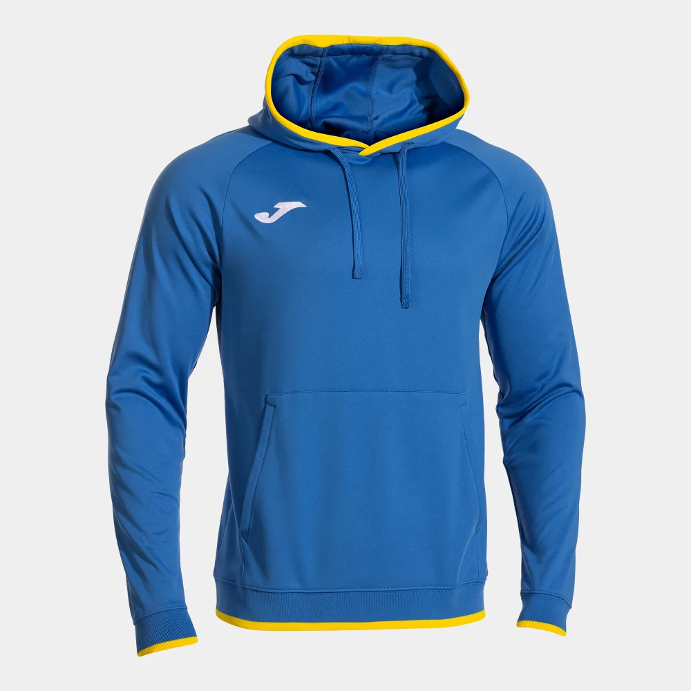 COMBI PREMIUM HOODIE — ROYALBLAU-GELB