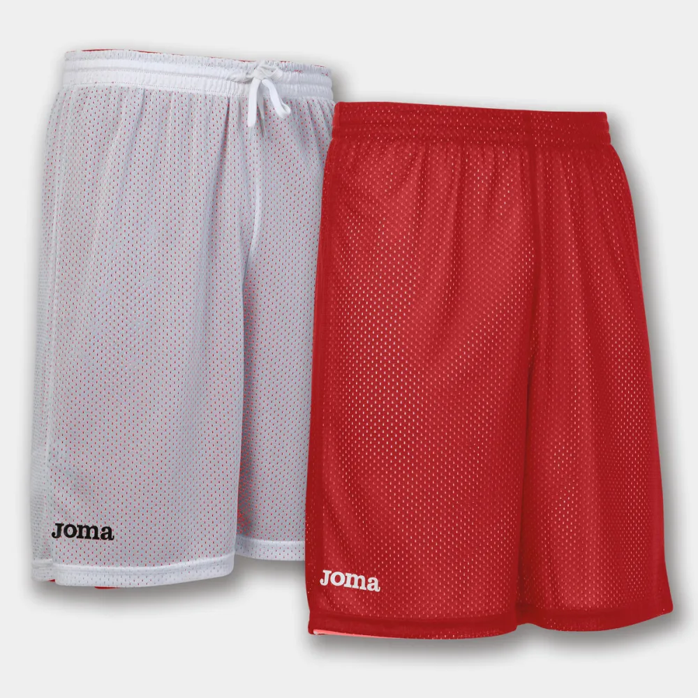 SHORT REVERSIBLE ROOKIE — ROT-WEISS