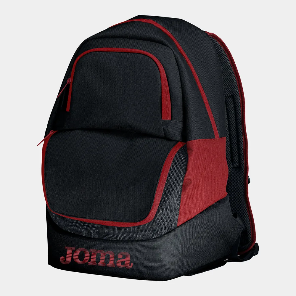 RUCKSACK DIAMOND II — SCHWARZ-ROT