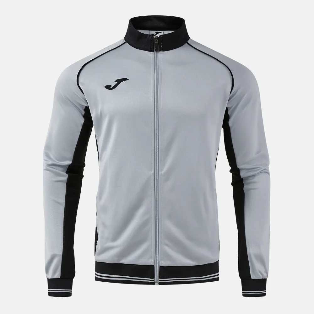 ECO RETRO JACKE — GRAU-SCHWARZ