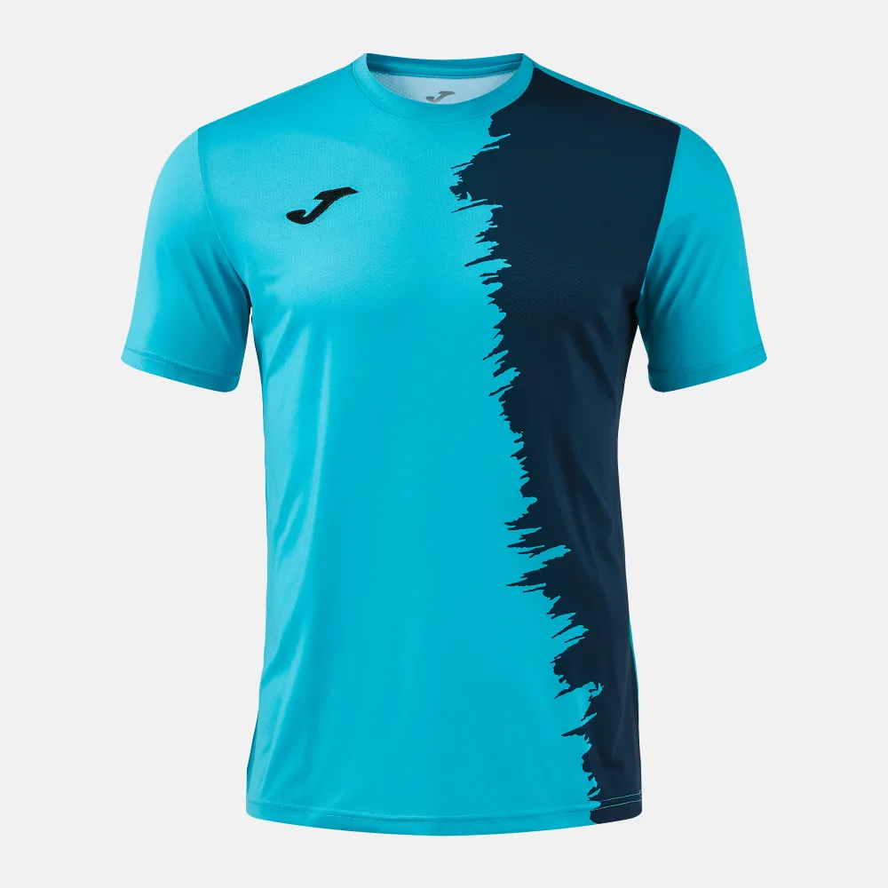 PICASHO SHIRT — FLUORTÜRKIS-MARINEBLAU