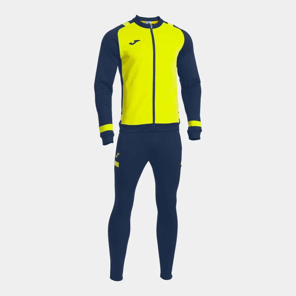 LIDER TRACKSUIT — FLUORGELB-MARINEBLAU