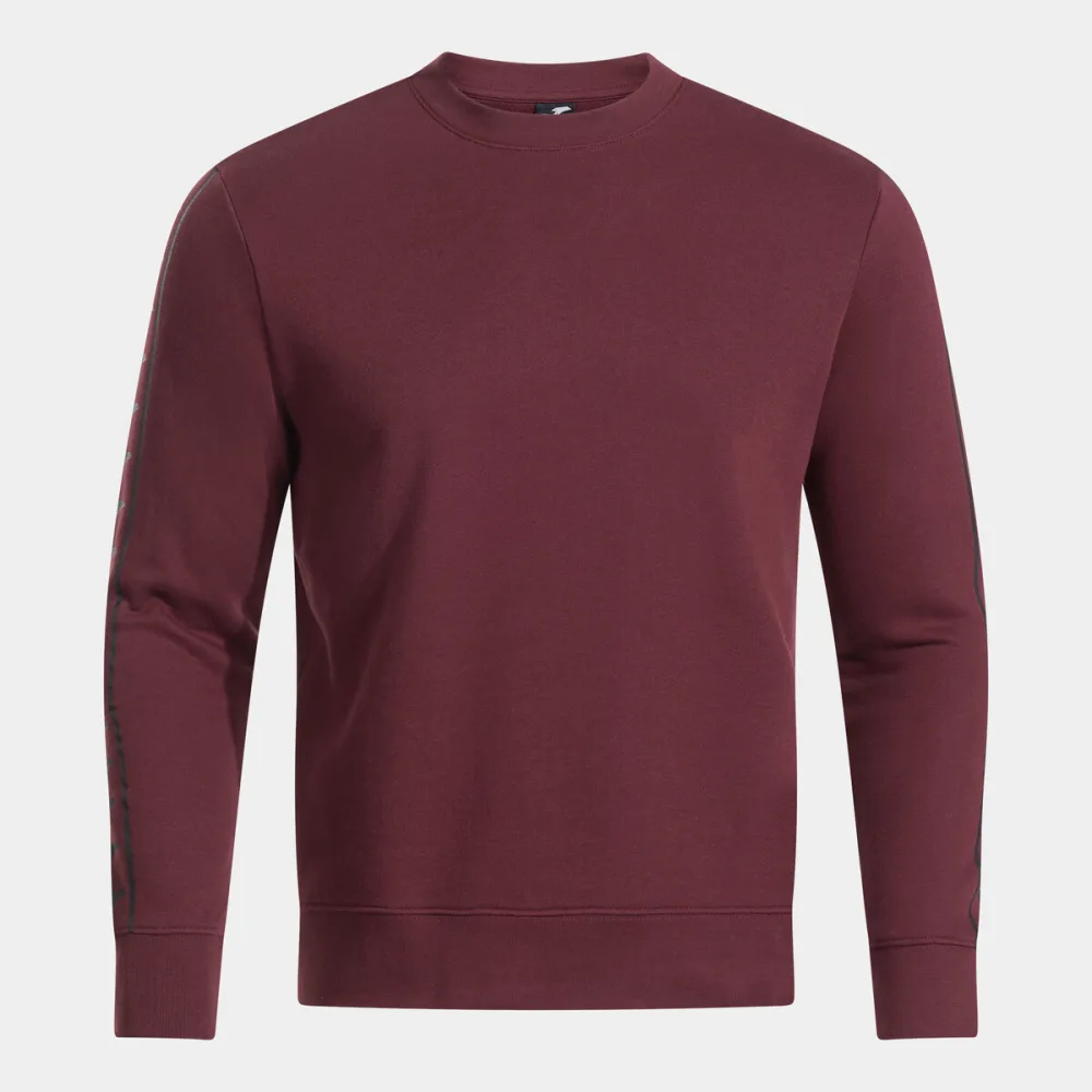 ICONO STREET SWEATSHIRT — BURGUND-SCHWARZ
