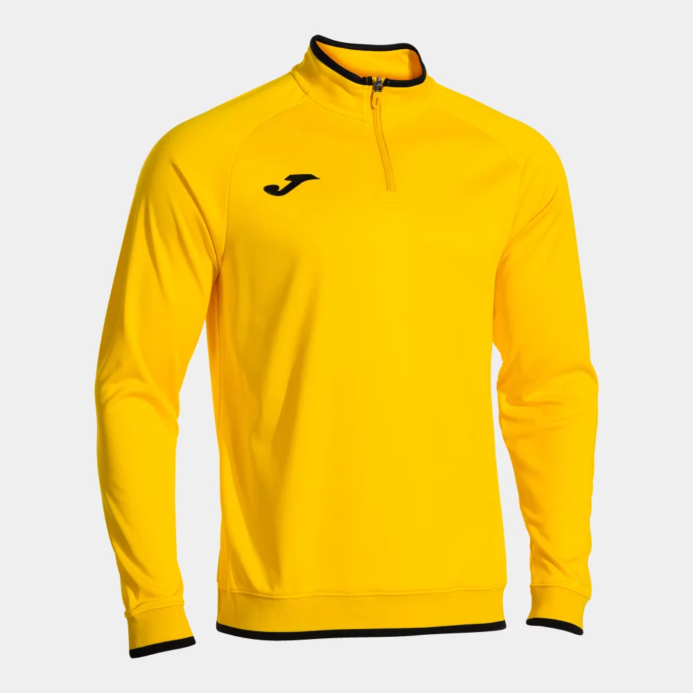 COMBI PREMIUM SWEATSHIRT — GELB-SCHWARZ