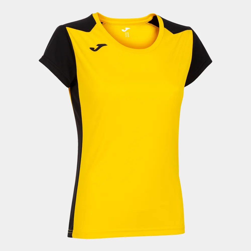 RECORD II SHIRT WOMEN — GELB-SCHWARZ