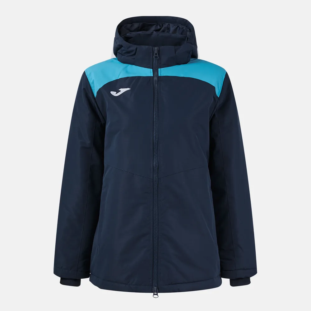 TRIVOR II ANORAK WOMEN — MARINEBLAU-FLUORTÜRKIS