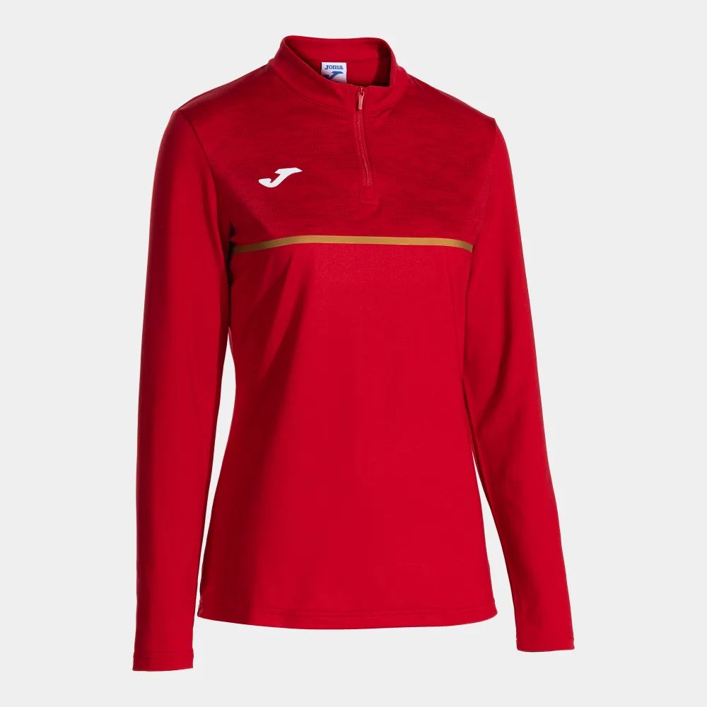 RECORD PRO SWEATSHIRT WOMEN — ROT