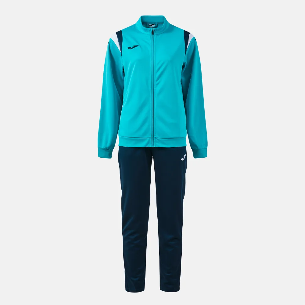 TERRA DANUBIO TRAININGSANZUG WOMEN — FLUORTÜRKIS-MARINEBLAU