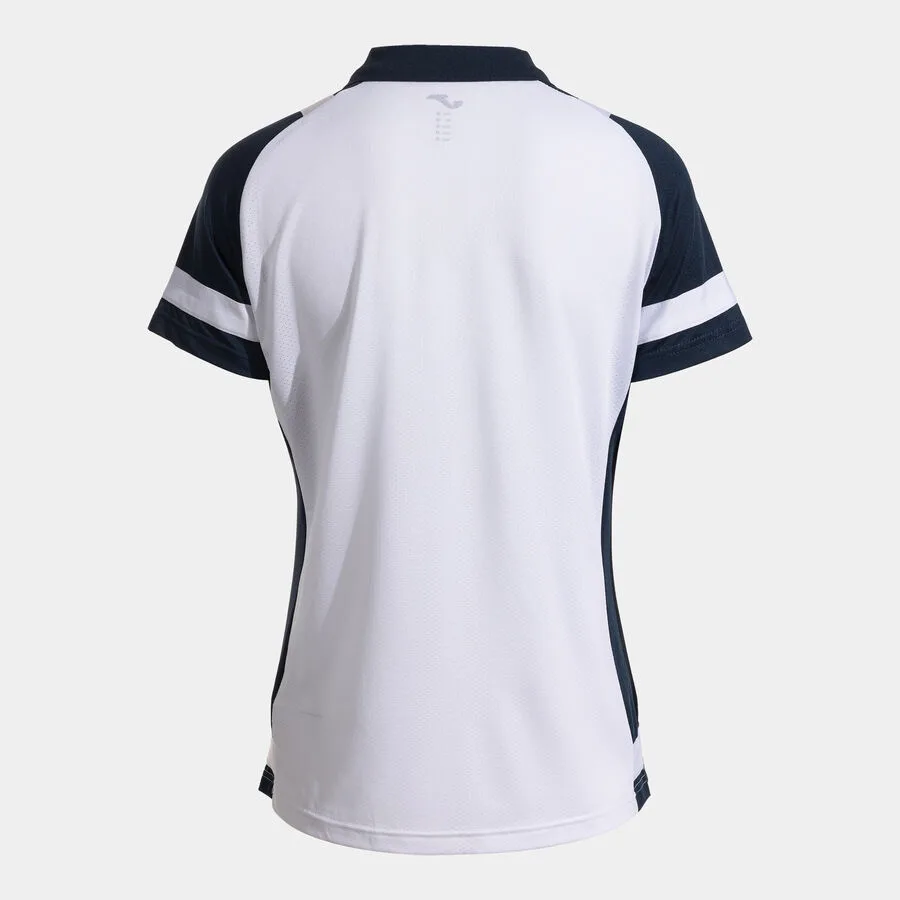 LIDER POLO WOMEN — WEISS-MARINEBLAU