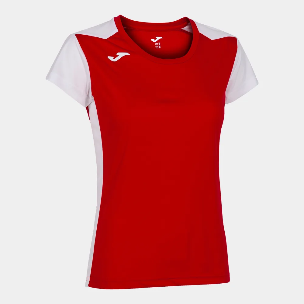 RECORD II SHIRT WOMEN — ROT-WEISS