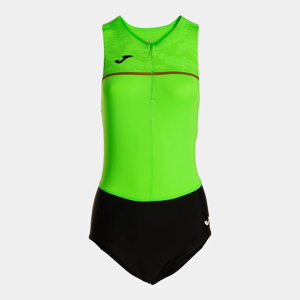 RECORD PRO BODYSUIT WOMEN — FLOURGRÜN-SCHWARZ