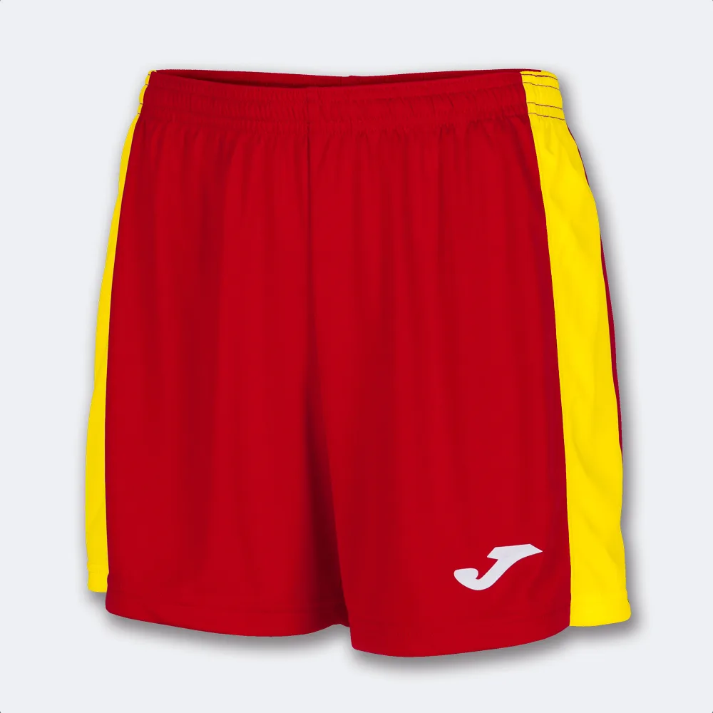 MAXI SHORT — ROT-GELB