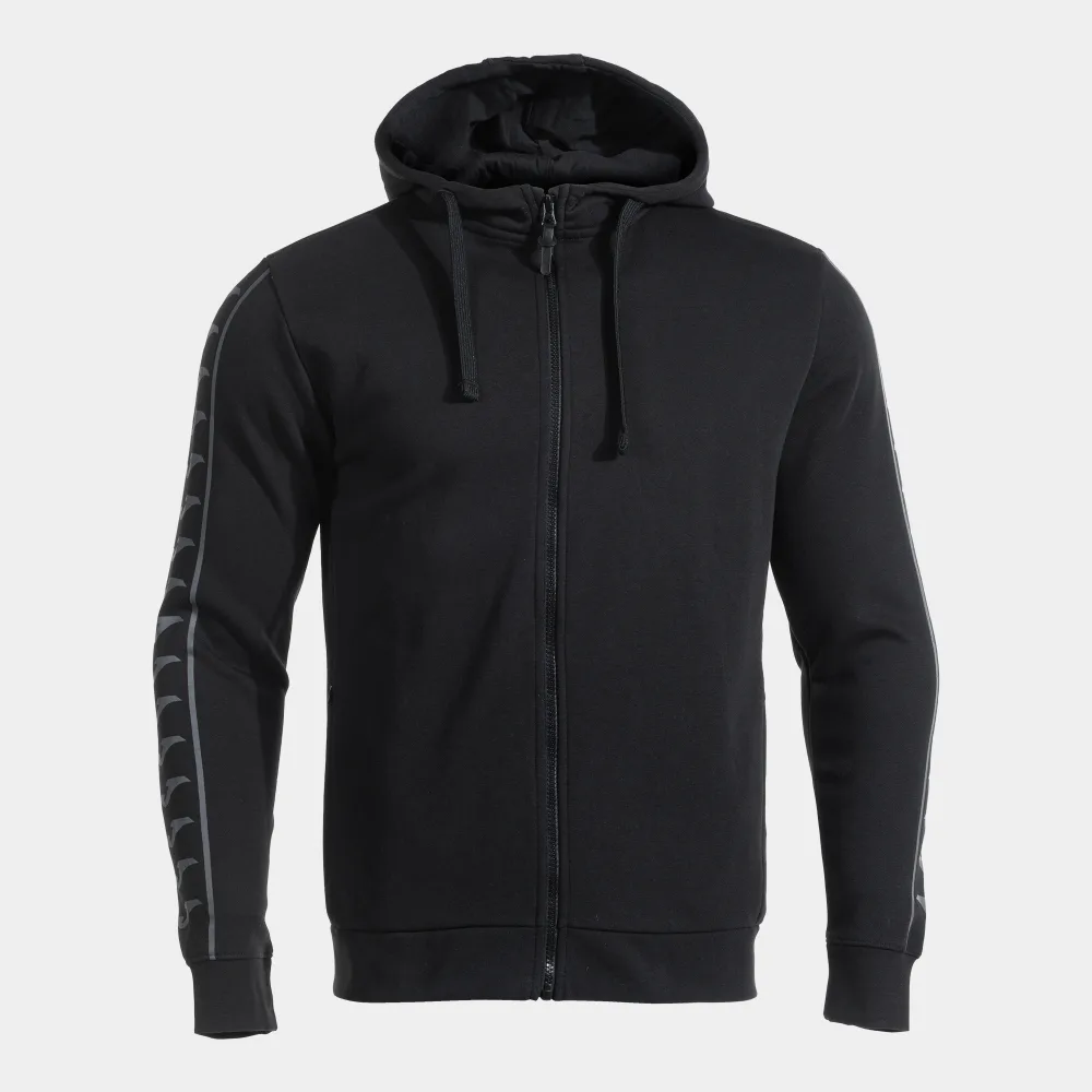 ICONO STREET KAPUZENJACKE — SCHWARZ-DUNKELGRAU