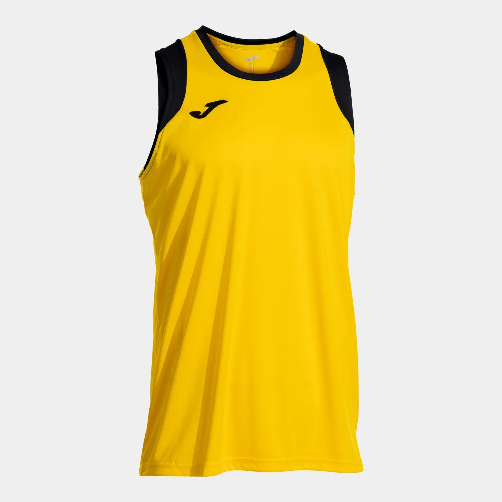 CANCHA SLEEVELESS SHIRT — GELB-SCHWARZ