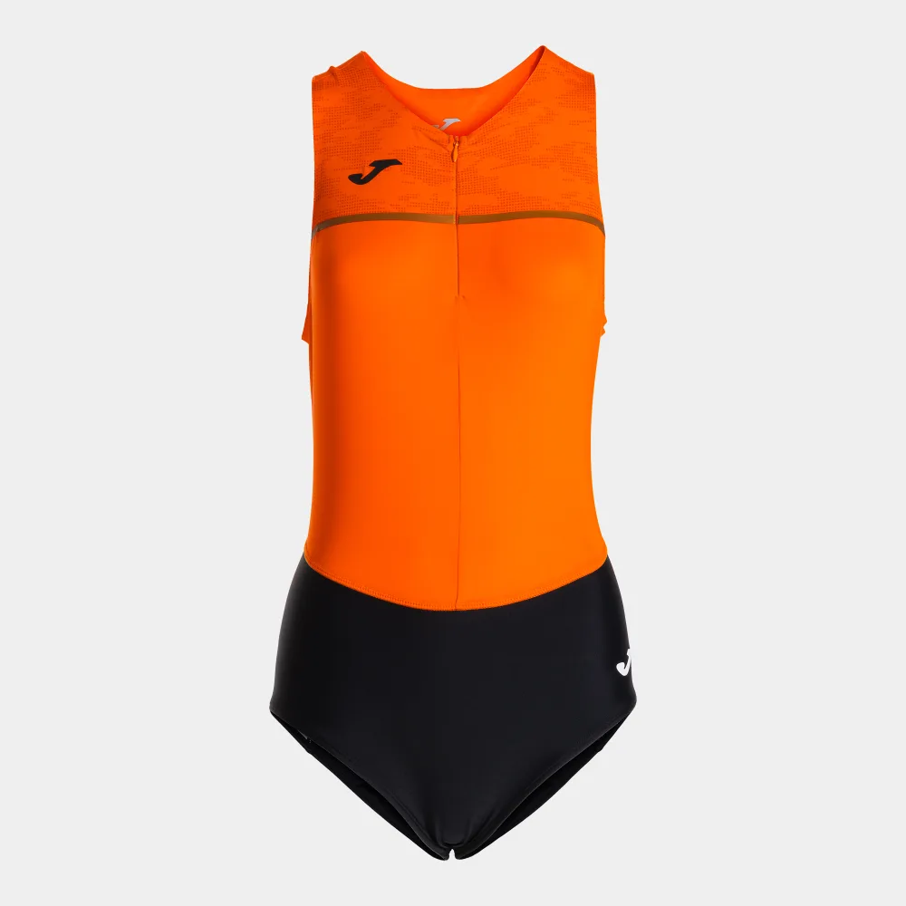 RECORD PRO BODYSUIT WOMEN — ORANGE-SCHWARZ