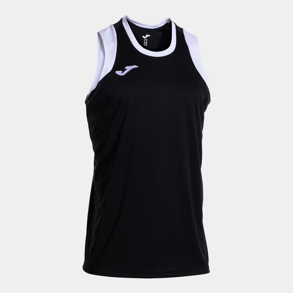 CANCHA SLEEVELESS SHIRT — SCHWARZ-WEISS