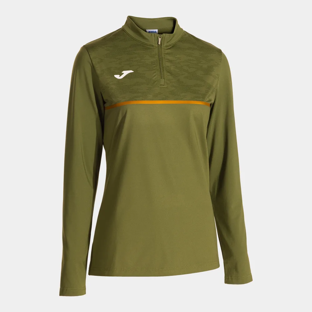 RECORD PRO SWEATSHIRT WOMEN — GRÜN