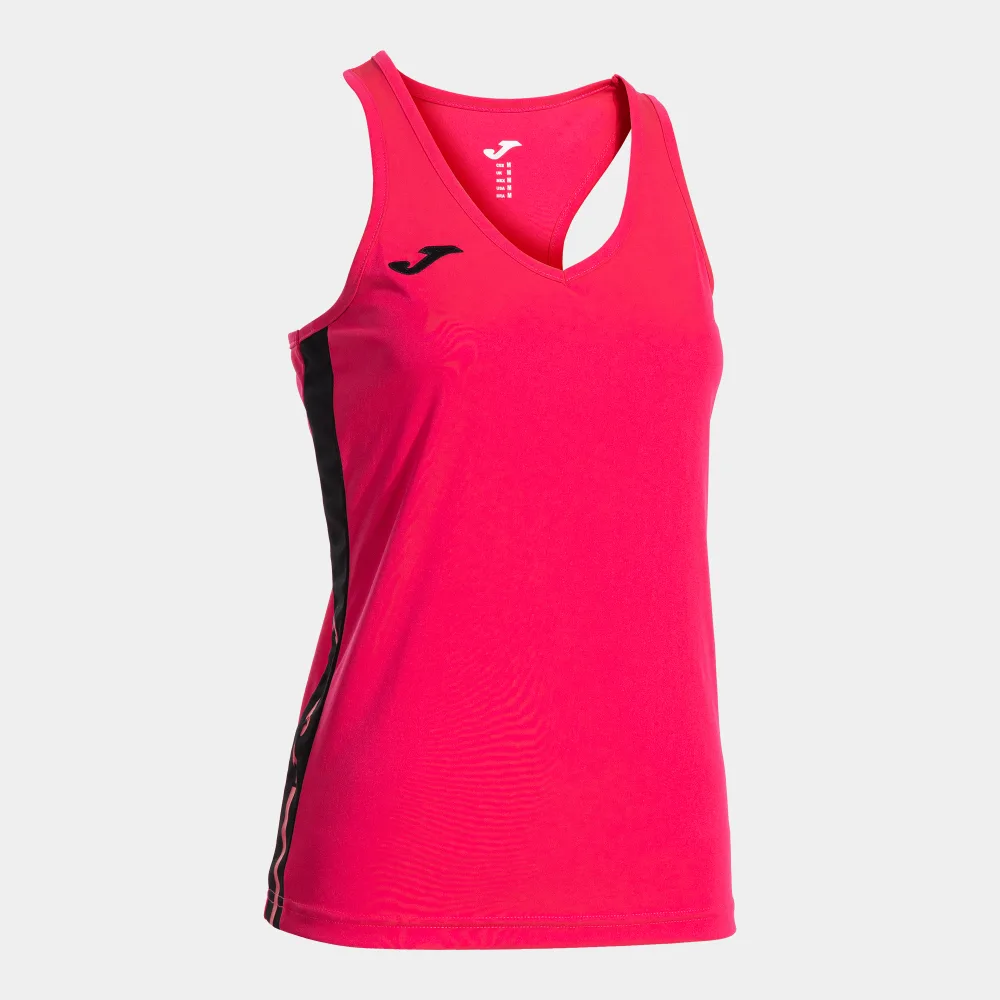 OLIMPIADA TANK TOP — FUCSIA-SCHWARZ