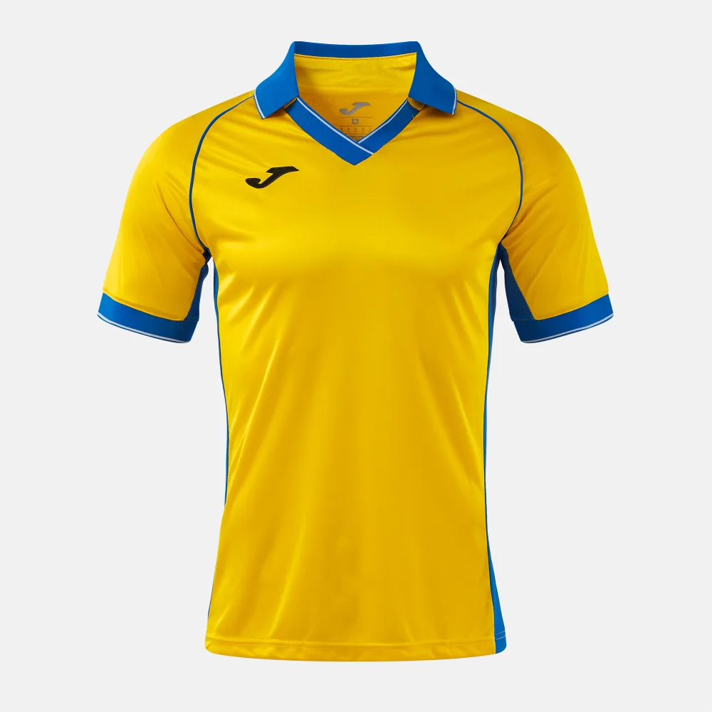 ECO RETRO TRIKOT — GELB-ROYALBLAU