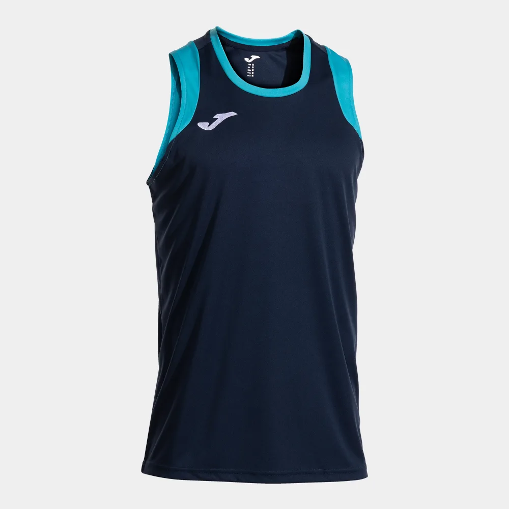 CANCHA SLEEVELESS SHIRT — MARINEBLAU-TÜRKIS