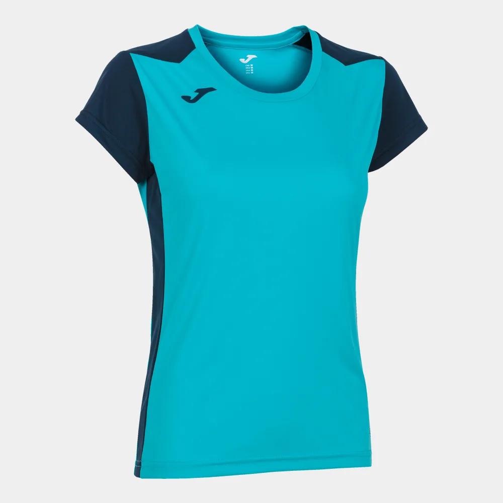 RECORD II SHIRT WOMEN — TÜRKIS FLUOR