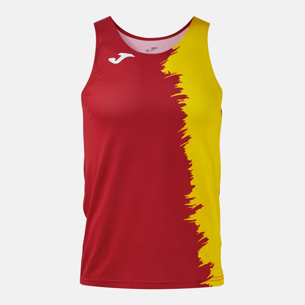 PICASHO SLEEVELESS — ROT-GELB