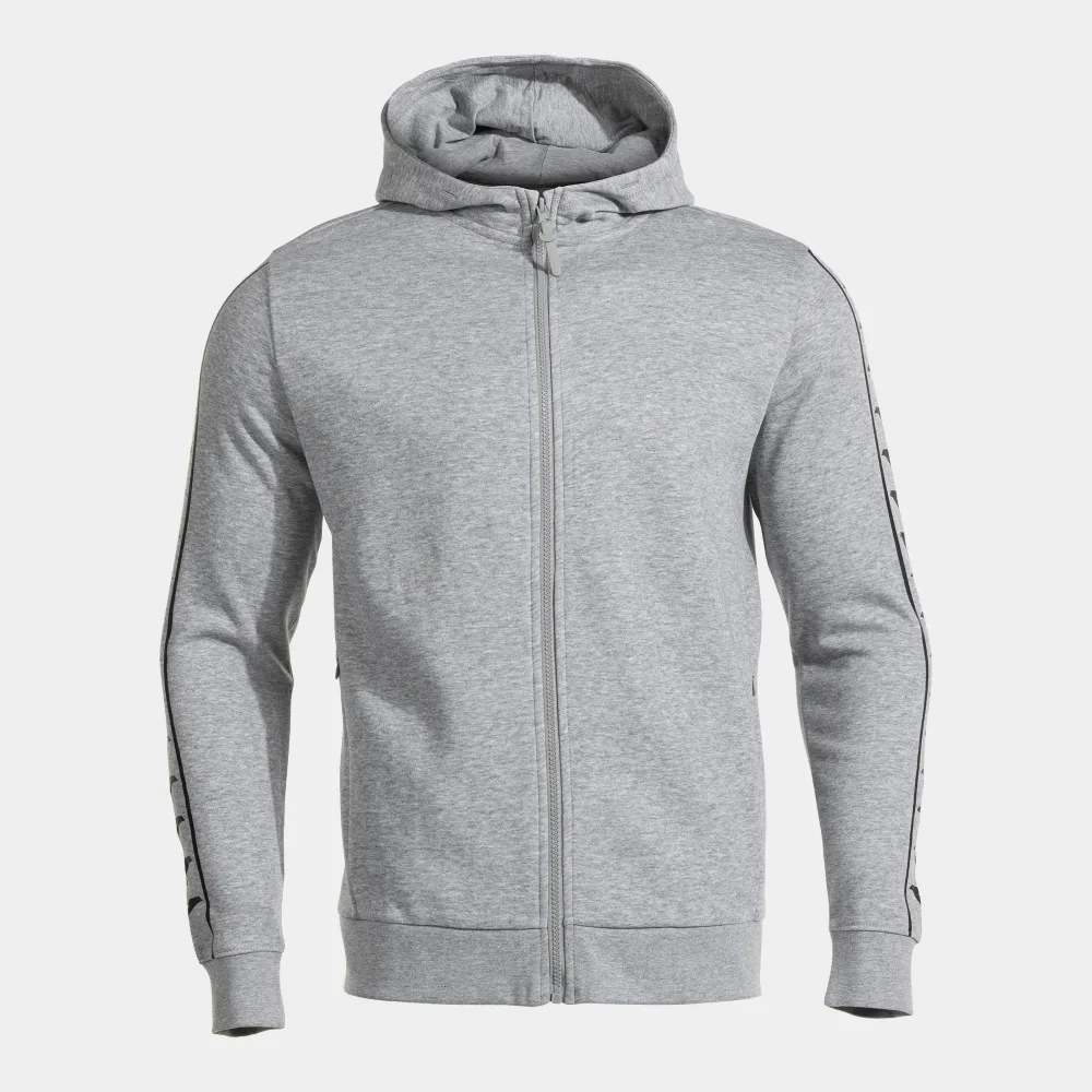 ICONO STREET KAPUZENJACKE — HELLGRAU-SCHWARZ