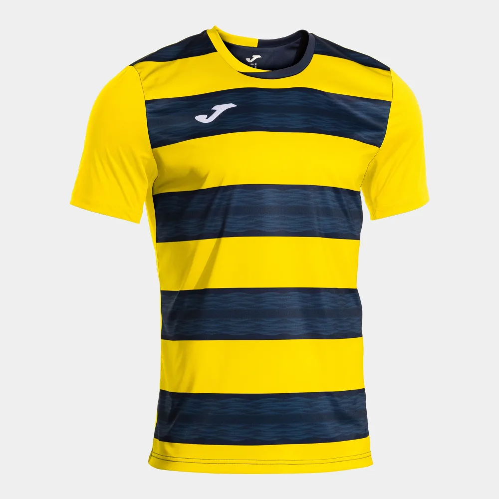 EUROPA VI SHIRT — GELB-MARINEBLAU